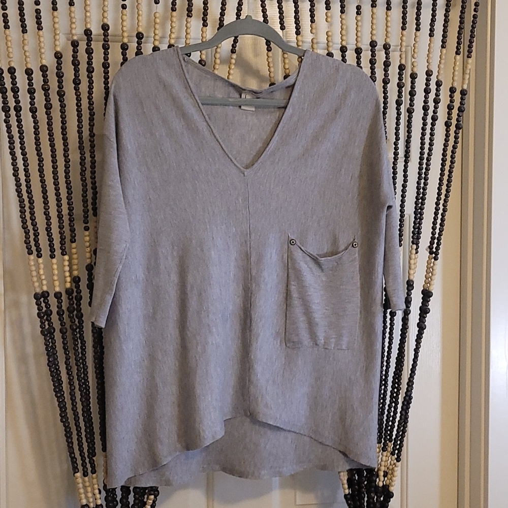 Comfy gray pullover